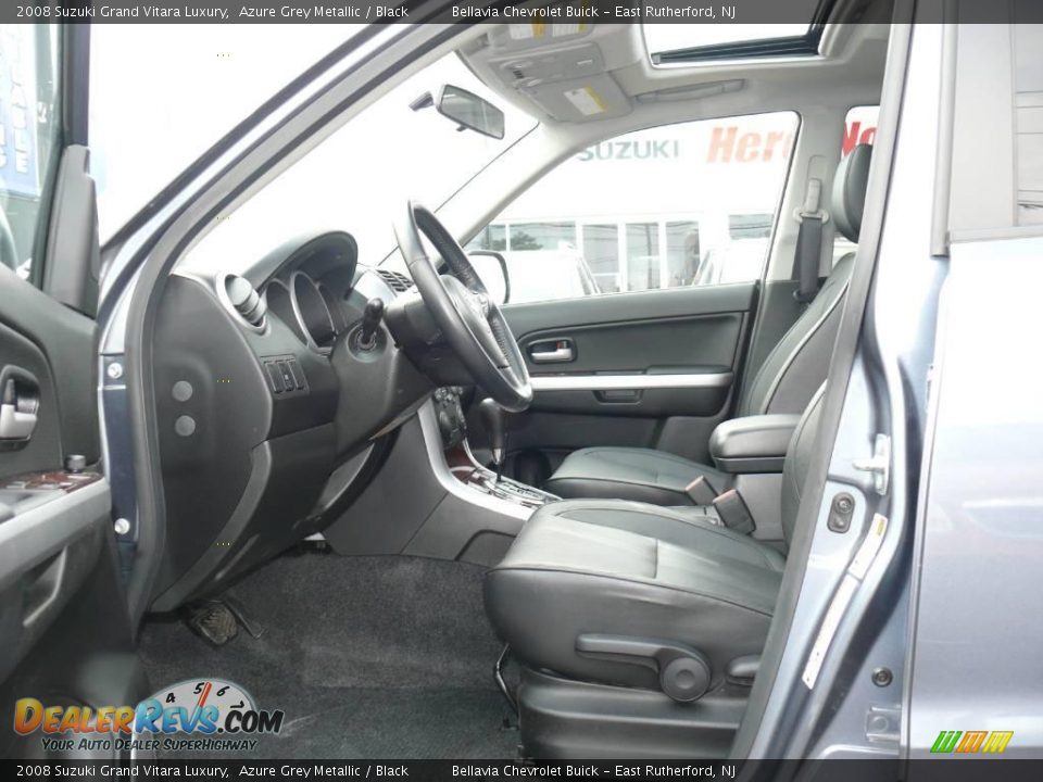 2008 Suzuki Grand Vitara Luxury Azure Grey Metallic / Black Photo #7
