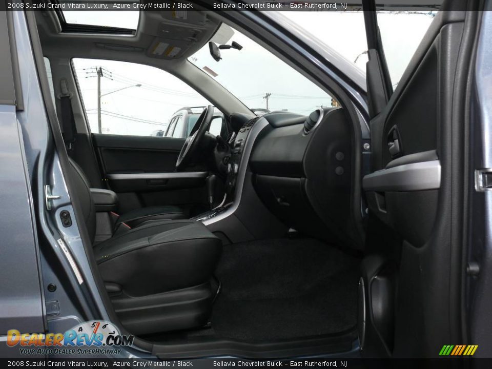 2008 Suzuki Grand Vitara Luxury Azure Grey Metallic / Black Photo #8