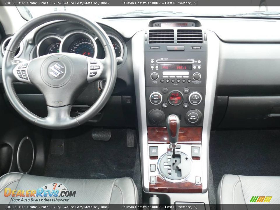 2008 Suzuki Grand Vitara Luxury Azure Grey Metallic / Black Photo #9
