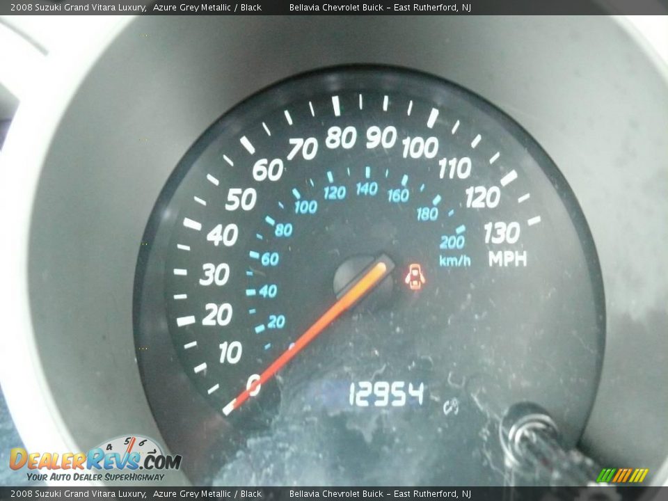 2008 Suzuki Grand Vitara Luxury Azure Grey Metallic / Black Photo #11