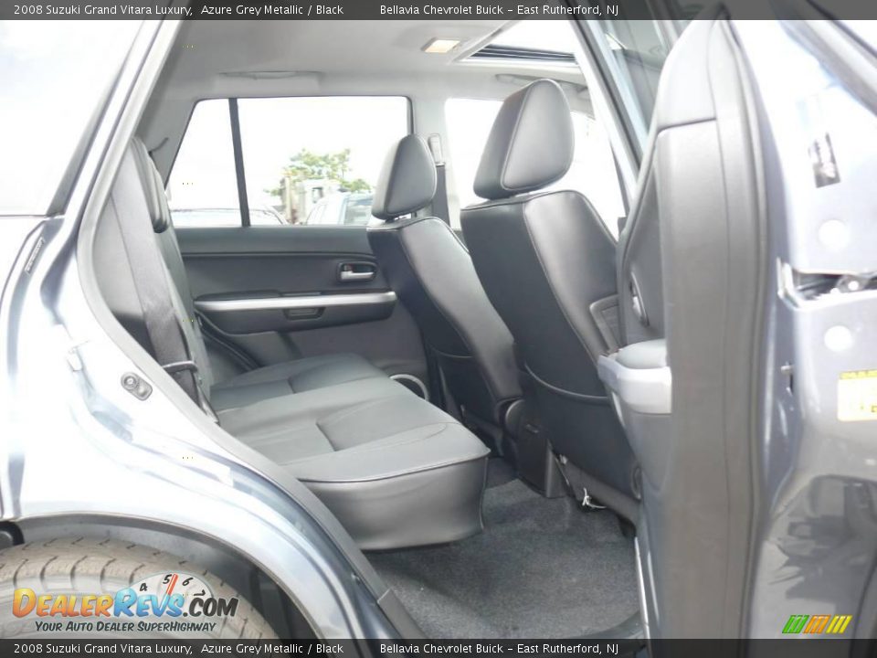 2008 Suzuki Grand Vitara Luxury Azure Grey Metallic / Black Photo #12