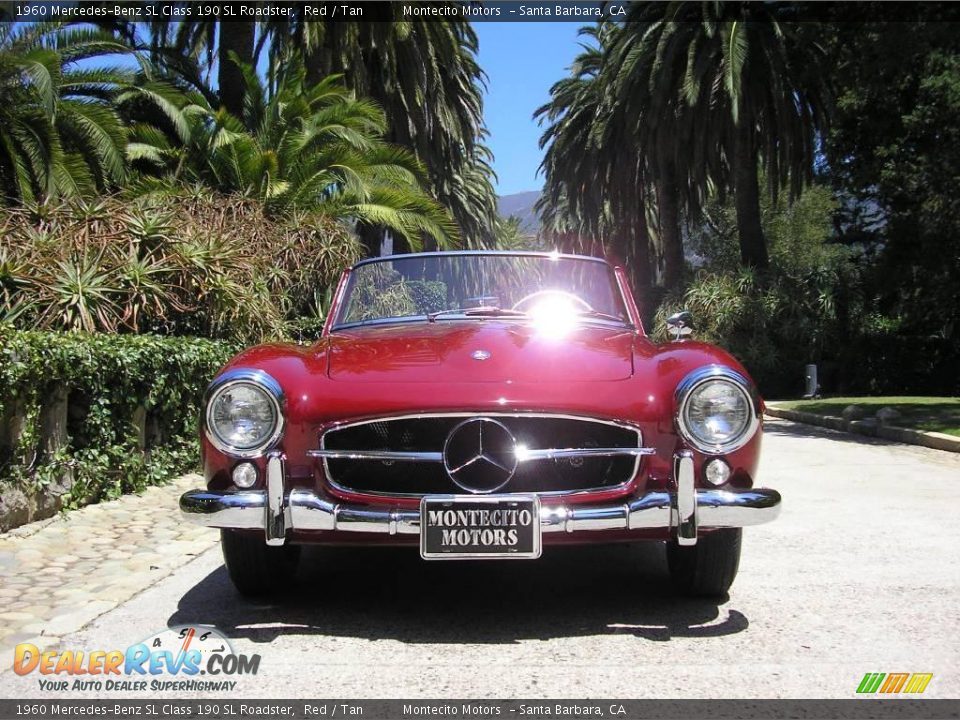 1960 Mercedes-Benz SL Class 190 SL Roadster Red / Tan Photo #13