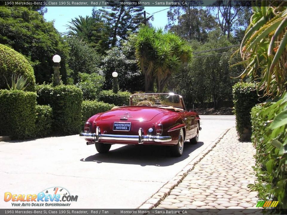 1960 Mercedes-Benz SL Class 190 SL Roadster Red / Tan Photo #15