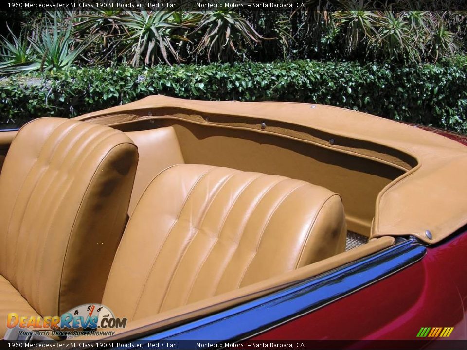 1960 Mercedes-Benz SL Class 190 SL Roadster Red / Tan Photo #17