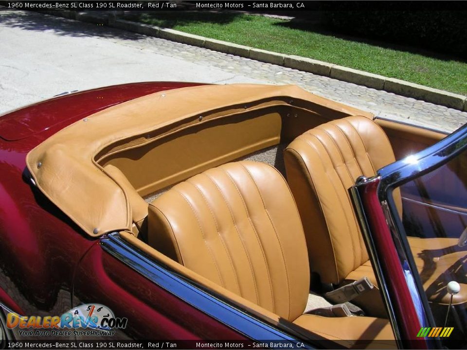 1960 Mercedes-Benz SL Class 190 SL Roadster Red / Tan Photo #19
