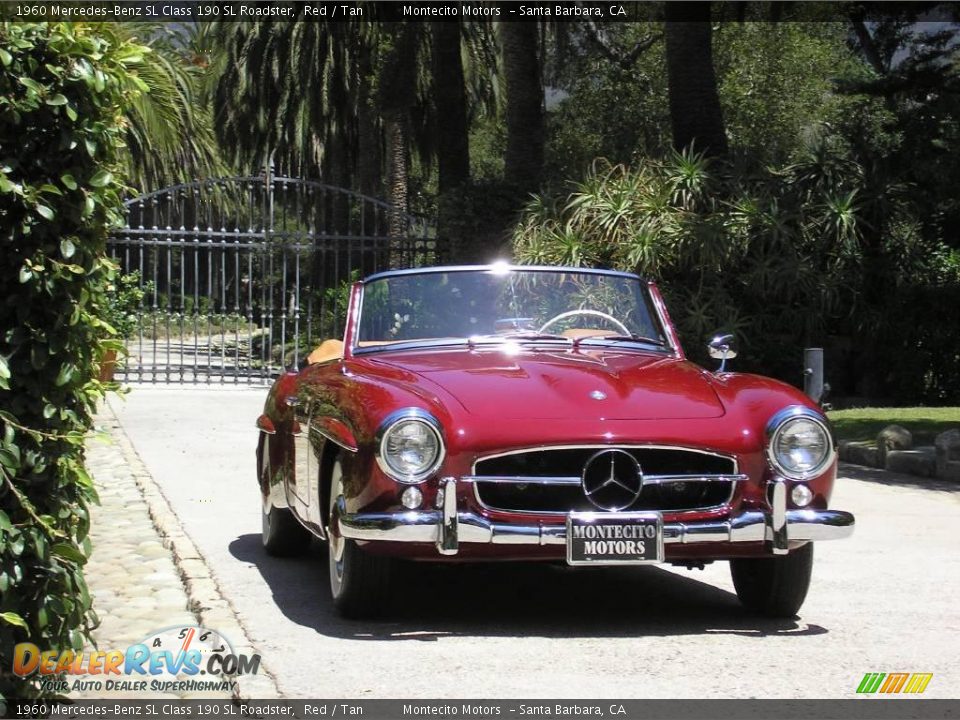 1960 Mercedes-Benz SL Class 190 SL Roadster Red / Tan Photo #21