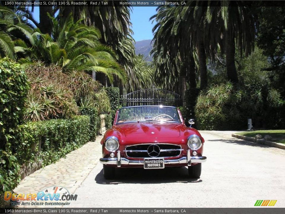 1960 Mercedes-Benz SL Class 190 SL Roadster Red / Tan Photo #24