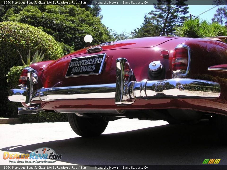 1960 Mercedes-Benz SL Class 190 SL Roadster Red / Tan Photo #25