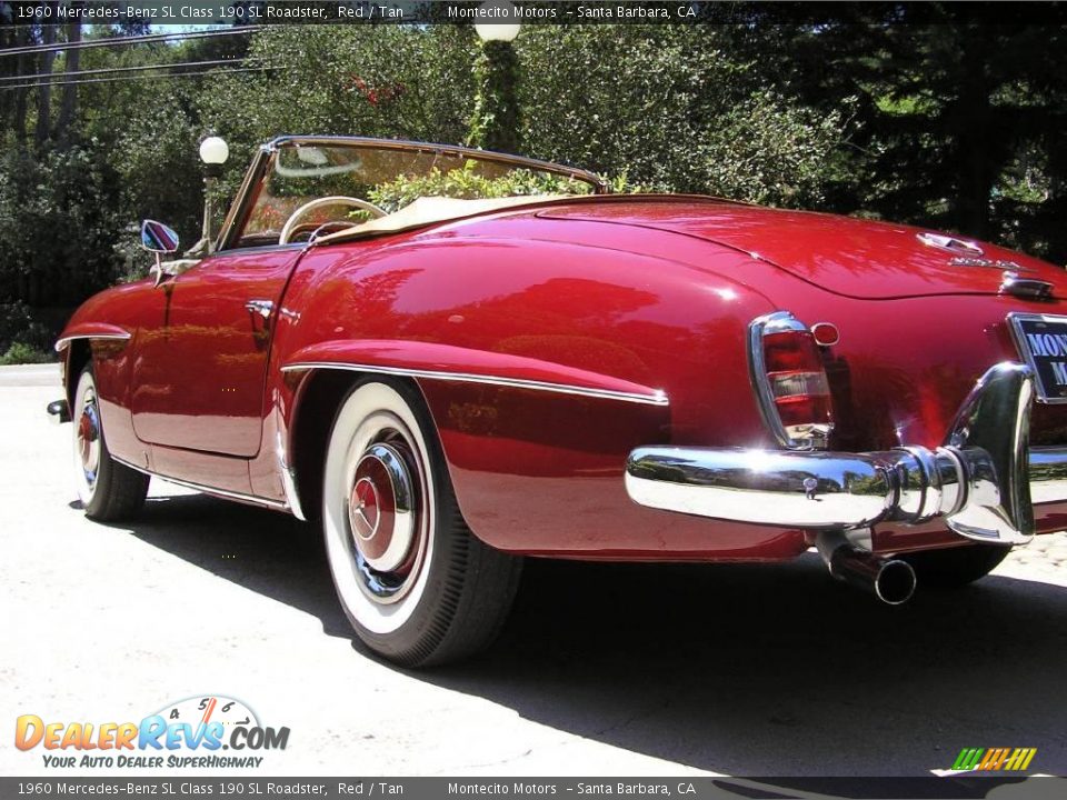 1960 Mercedes-Benz SL Class 190 SL Roadster Red / Tan Photo #27