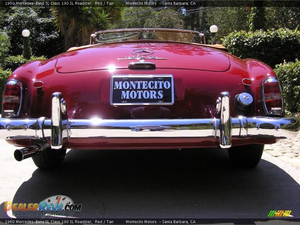 1960 Mercedes-Benz SL Class 190 SL Roadster Red / Tan Photo #28
