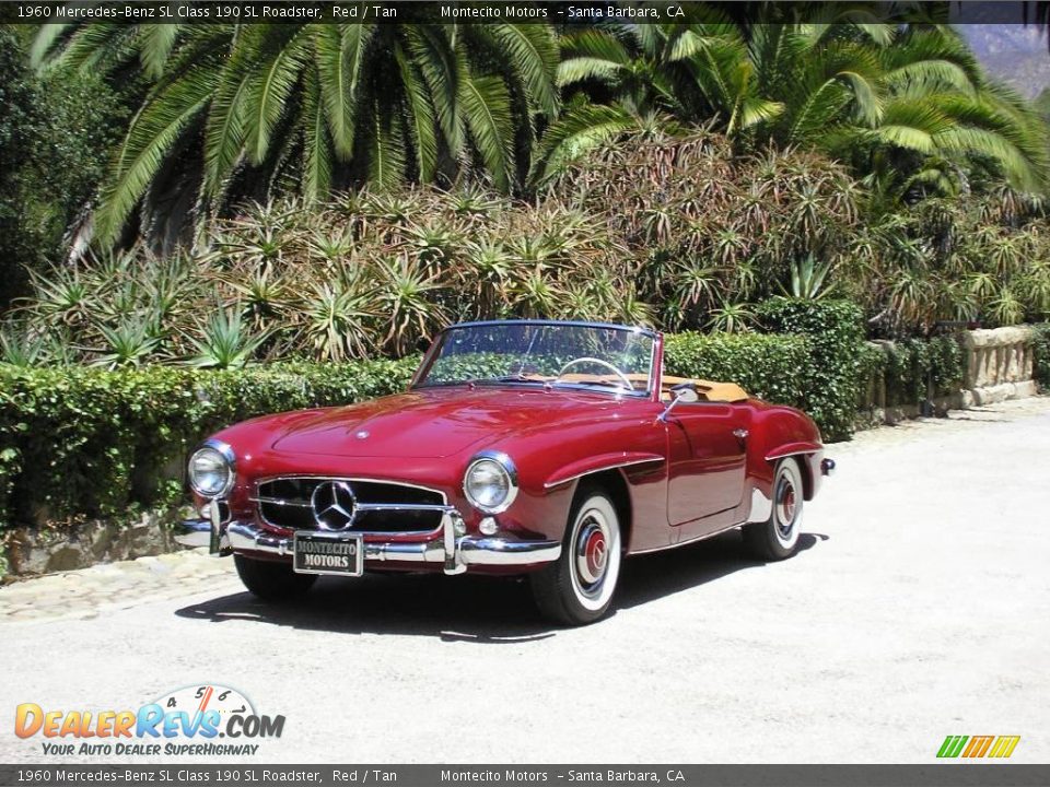 1960 Mercedes-Benz SL Class 190 SL Roadster Red / Tan Photo #29
