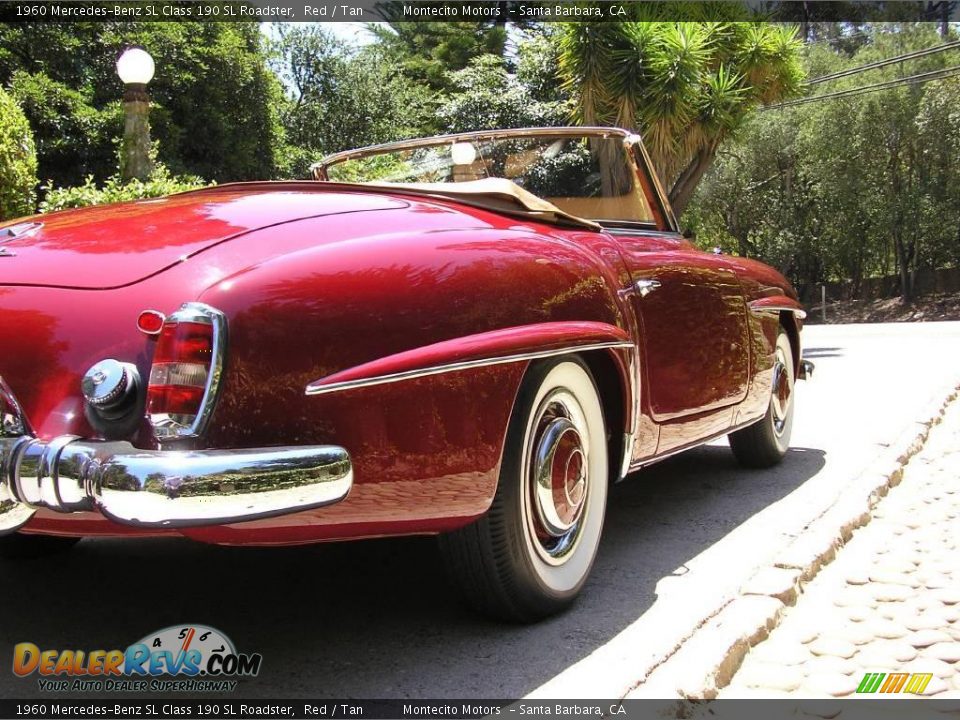 1960 Mercedes-Benz SL Class 190 SL Roadster Red / Tan Photo #32