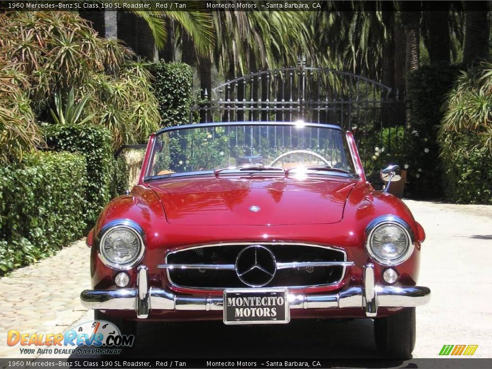 1960 Mercedes-Benz SL Class 190 SL Roadster Red / Tan Photo #33