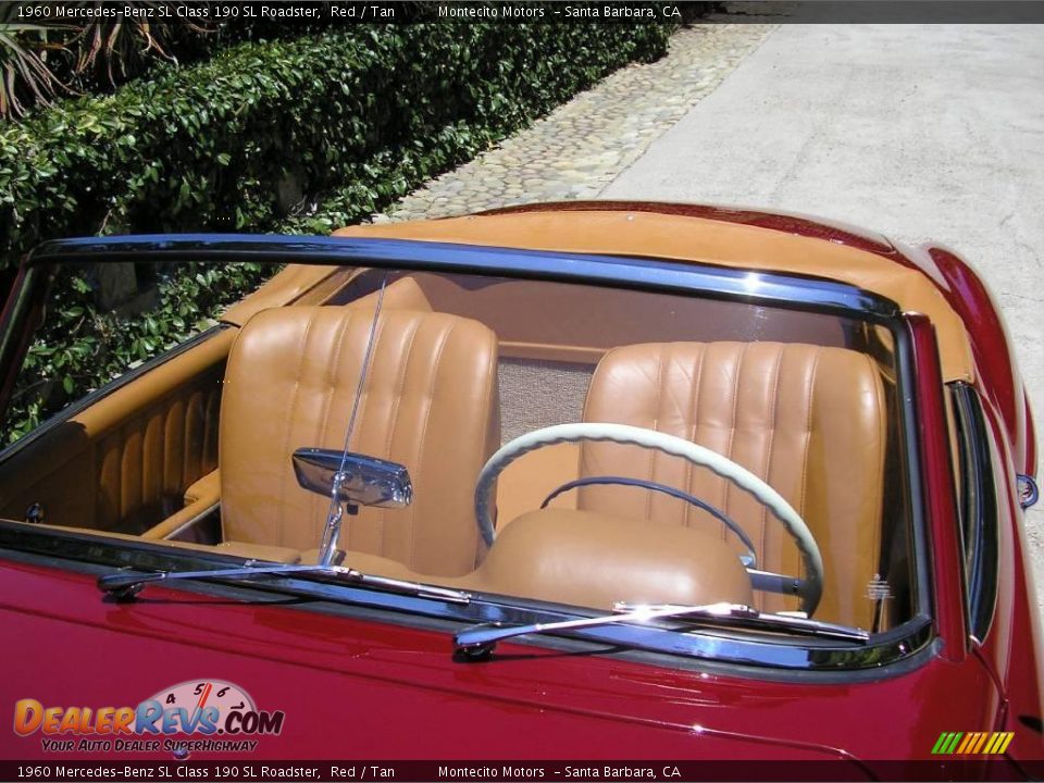 1960 Mercedes-Benz SL Class 190 SL Roadster Red / Tan Photo #34