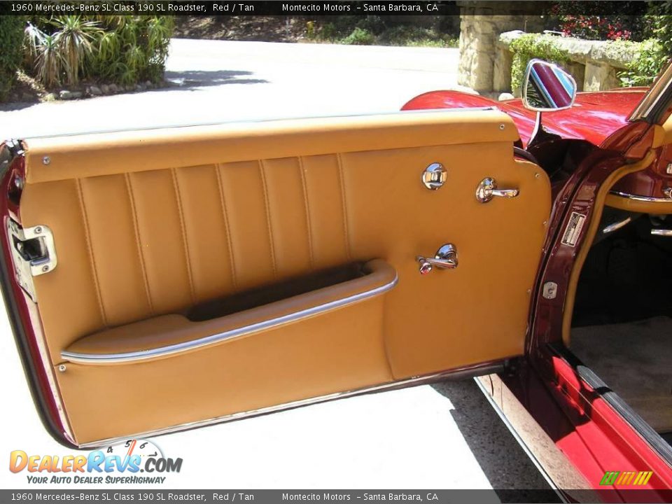 1960 Mercedes-Benz SL Class 190 SL Roadster Red / Tan Photo #35
