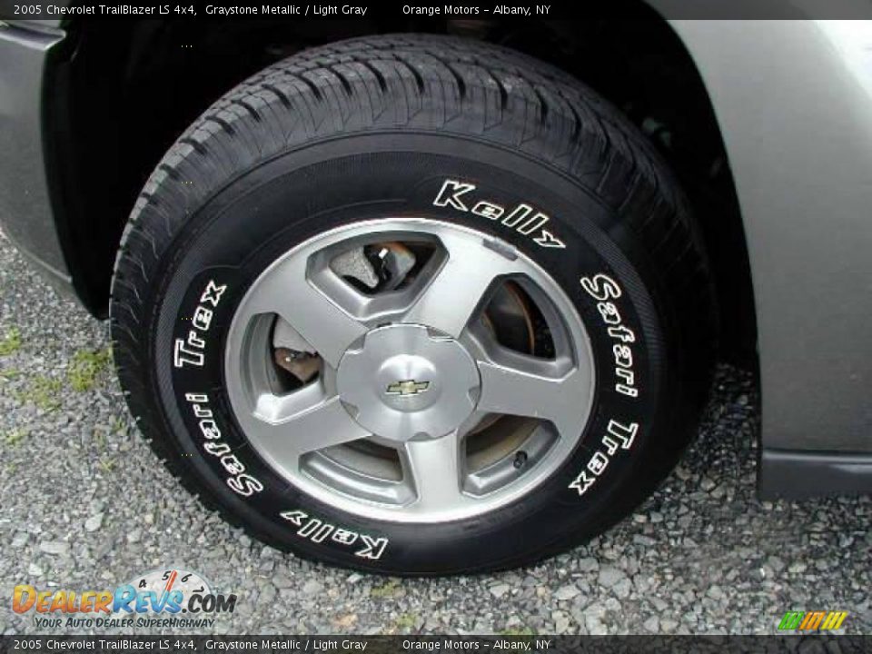 2005 Chevrolet TrailBlazer LS 4x4 Graystone Metallic / Light Gray Photo #13