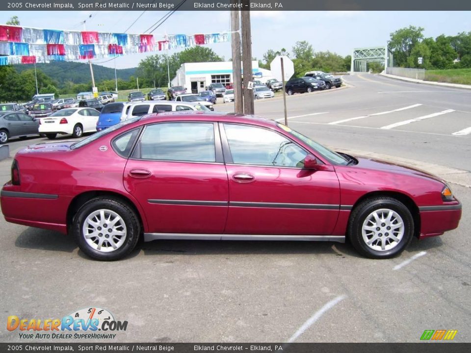 2005 Chevrolet Impala Sport Red Metallic / Neutral Beige Photo #4