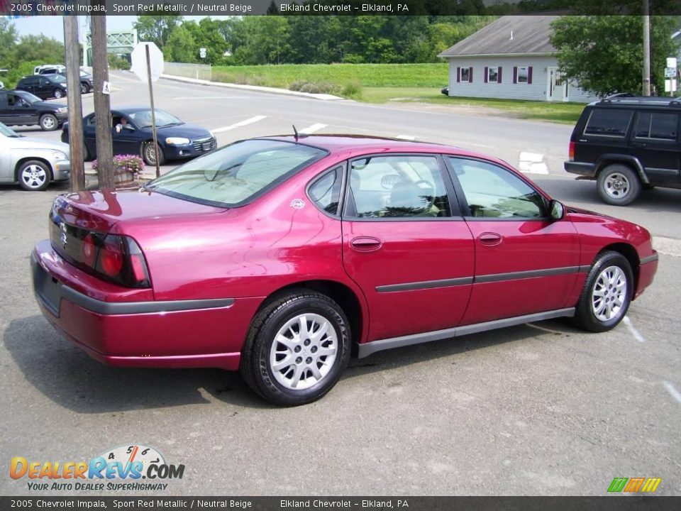 2005 Chevrolet Impala Sport Red Metallic / Neutral Beige Photo #5