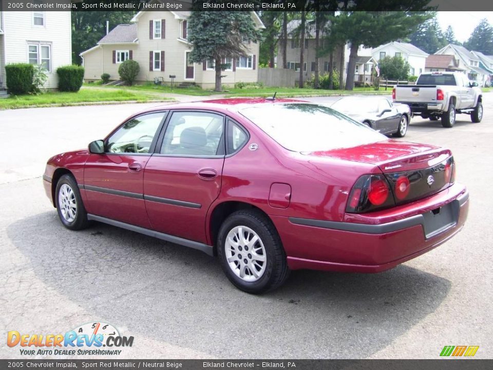 2005 Chevrolet Impala Sport Red Metallic / Neutral Beige Photo #7