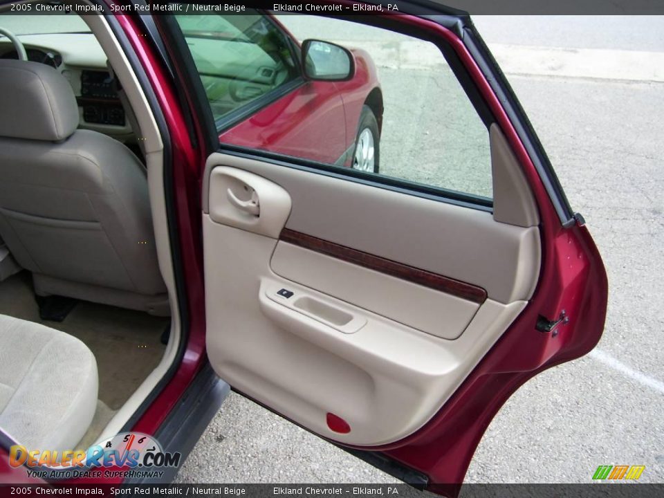 2005 Chevrolet Impala Sport Red Metallic / Neutral Beige Photo #18