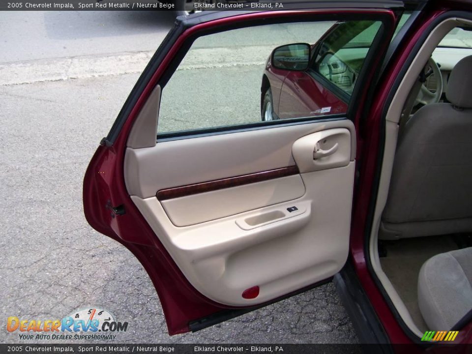 2005 Chevrolet Impala Sport Red Metallic / Neutral Beige Photo #20