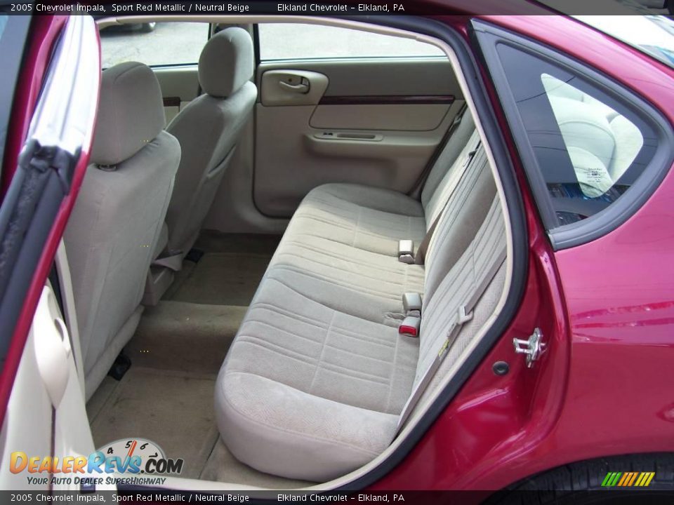 2005 Chevrolet Impala Sport Red Metallic / Neutral Beige Photo #21