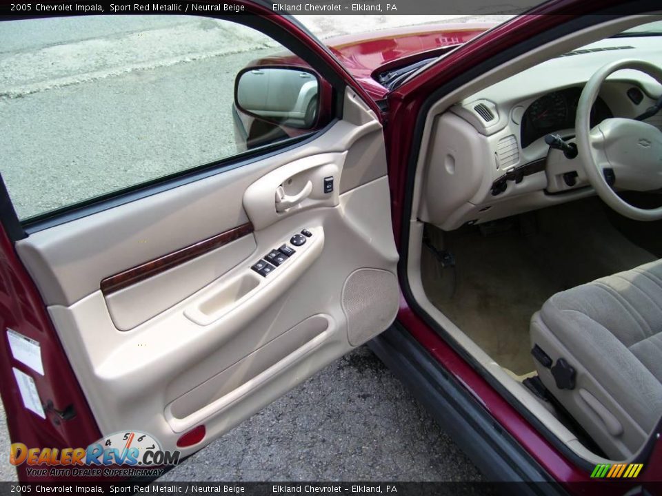 2005 Chevrolet Impala Sport Red Metallic / Neutral Beige Photo #22