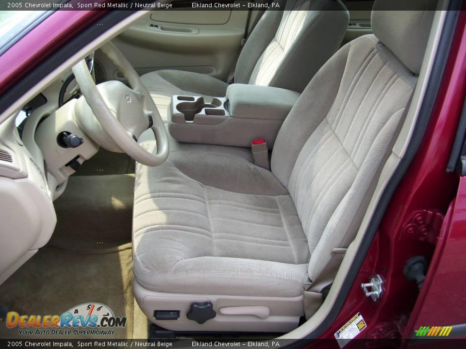 2005 Chevrolet Impala Sport Red Metallic / Neutral Beige Photo #25