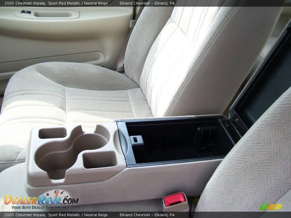 2005 Chevrolet Impala Sport Red Metallic / Neutral Beige Photo #27
