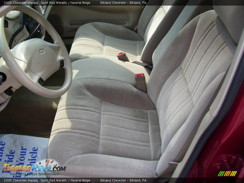2005 Chevrolet Impala Sport Red Metallic / Neutral Beige Photo #28