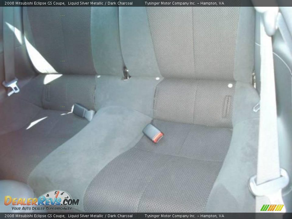 2008 Mitsubishi Eclipse GS Coupe Liquid Silver Metallic / Dark Charcoal Photo #10