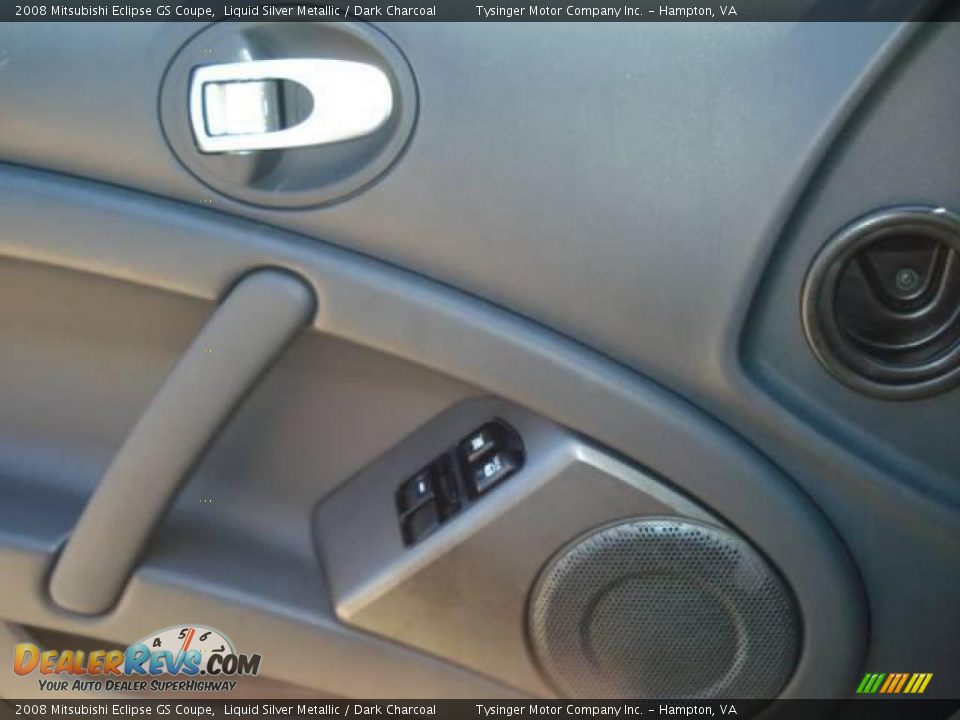 2008 Mitsubishi Eclipse GS Coupe Liquid Silver Metallic / Dark Charcoal Photo #11