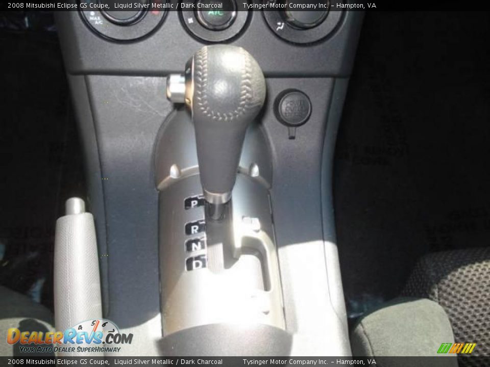 2008 Mitsubishi Eclipse GS Coupe Liquid Silver Metallic / Dark Charcoal Photo #14
