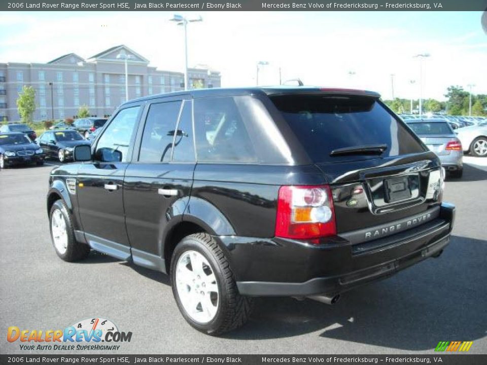 2006 Land Rover Range Rover Sport HSE Java Black Pearlescent / Ebony Black Photo #3