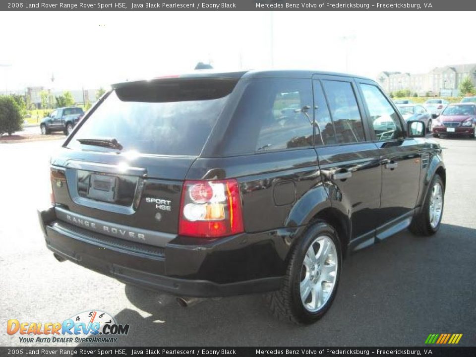 2006 Land Rover Range Rover Sport HSE Java Black Pearlescent / Ebony Black Photo #5