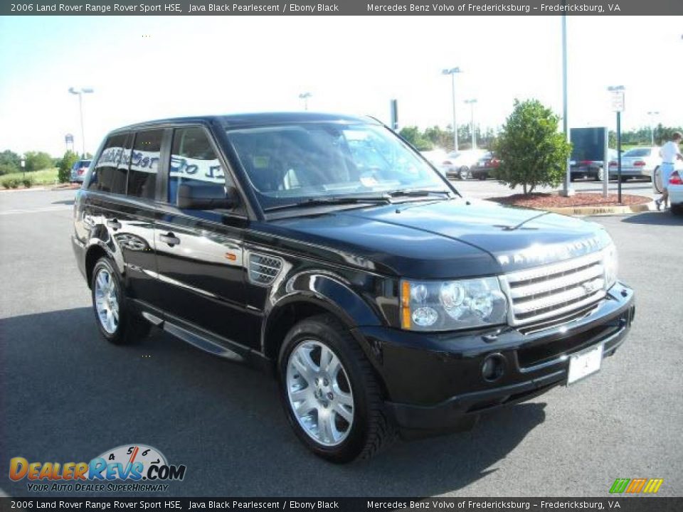 2006 Land Rover Range Rover Sport HSE Java Black Pearlescent / Ebony Black Photo #7