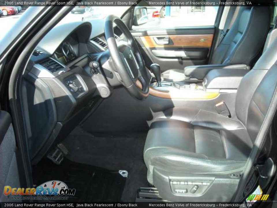 2006 Land Rover Range Rover Sport HSE Java Black Pearlescent / Ebony Black Photo #10