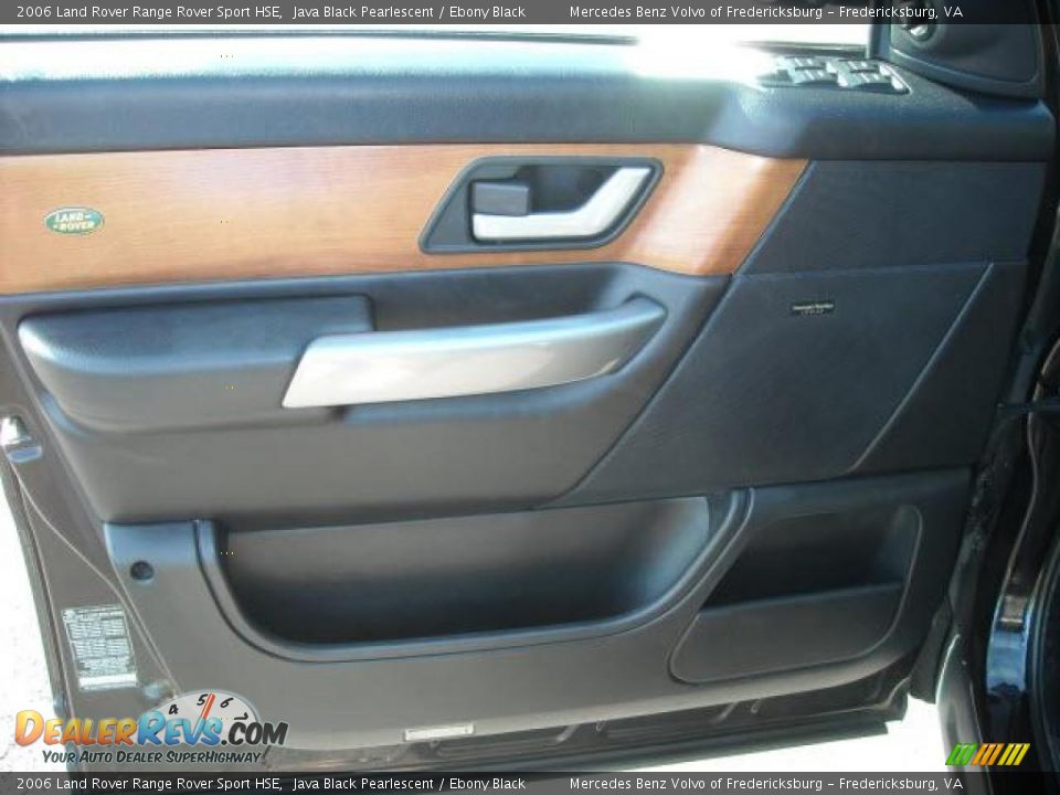 2006 Land Rover Range Rover Sport HSE Java Black Pearlescent / Ebony Black Photo #16