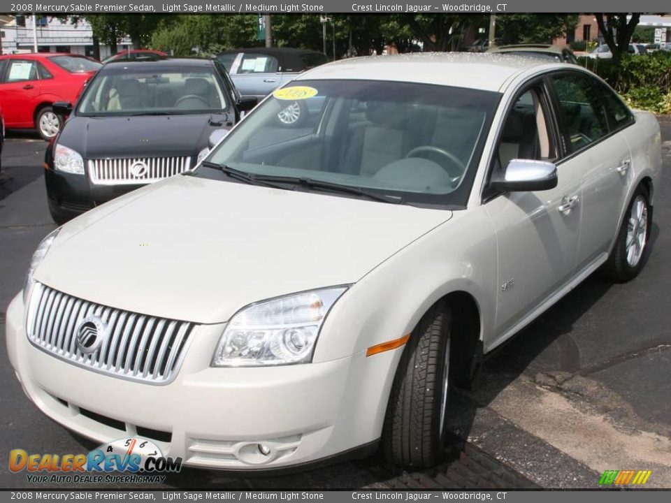 2008 Mercury Sable Premier Sedan Light Sage Metallic / Medium Light Stone Photo #1