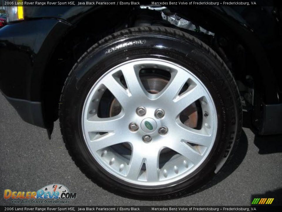 2006 Land Rover Range Rover Sport HSE Java Black Pearlescent / Ebony Black Photo #19