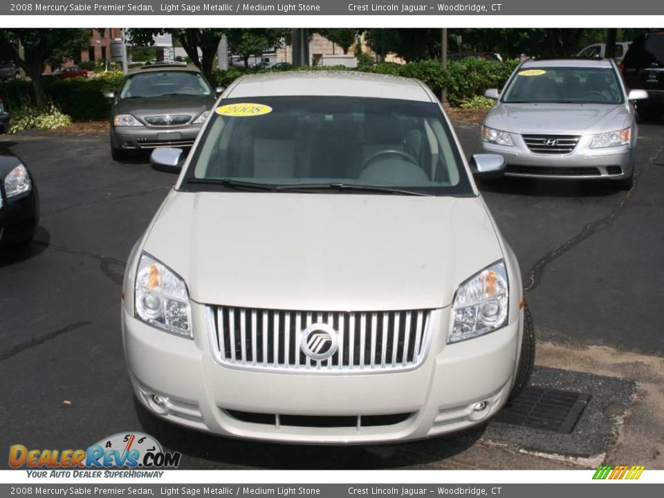 2008 Mercury Sable Premier Sedan Light Sage Metallic / Medium Light Stone Photo #2