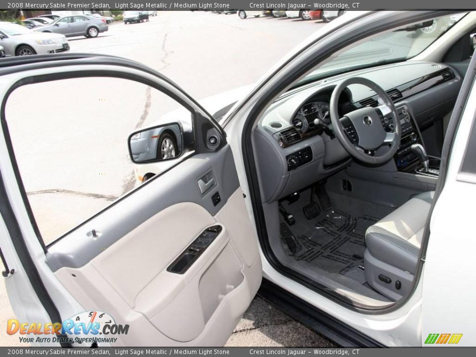 2008 Mercury Sable Premier Sedan Light Sage Metallic / Medium Light Stone Photo #10