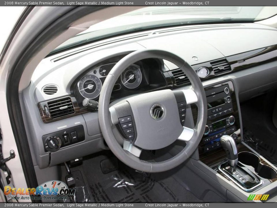 2008 Mercury Sable Premier Sedan Light Sage Metallic / Medium Light Stone Photo #11