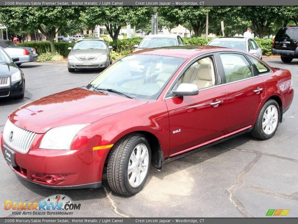2008 Mercury Sable Premier Sedan Merlot Metallic / Light Camel Photo #1