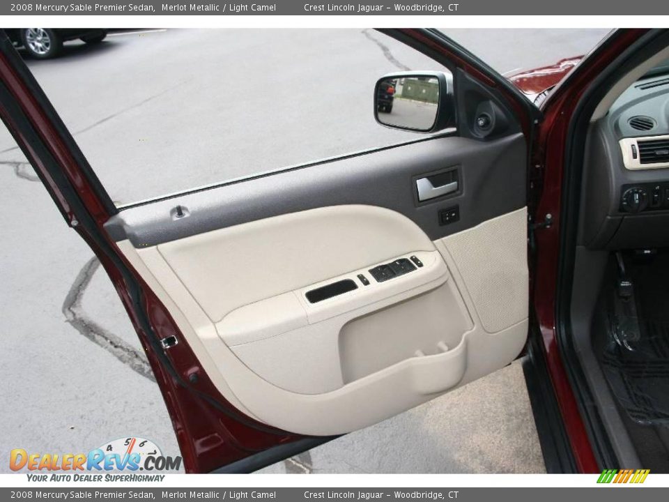 2008 Mercury Sable Premier Sedan Merlot Metallic / Light Camel Photo #12