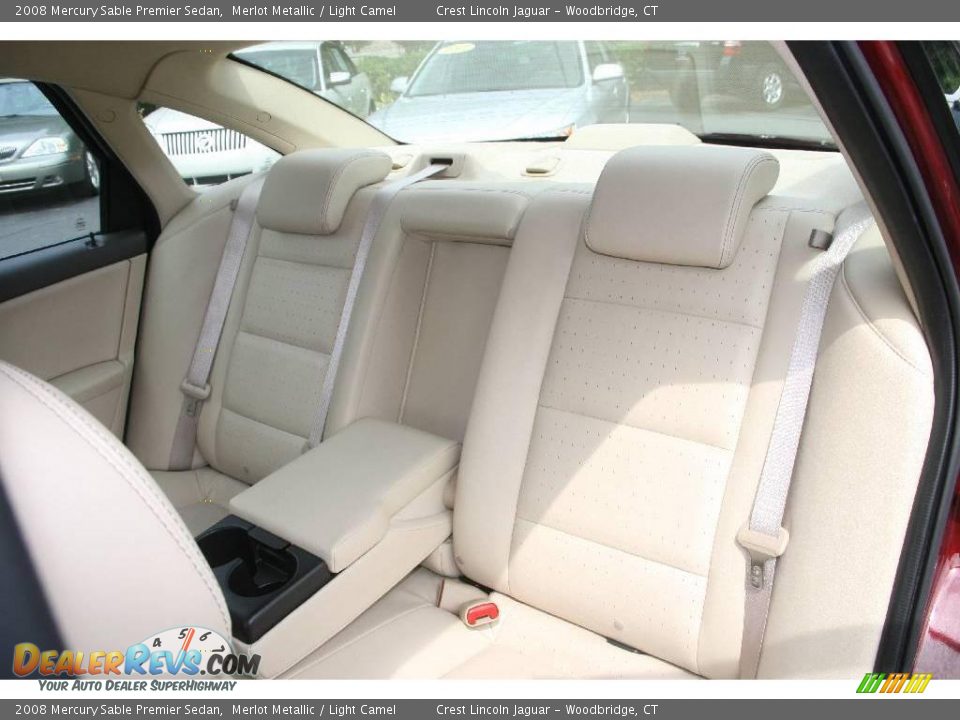 2008 Mercury Sable Premier Sedan Merlot Metallic / Light Camel Photo #13