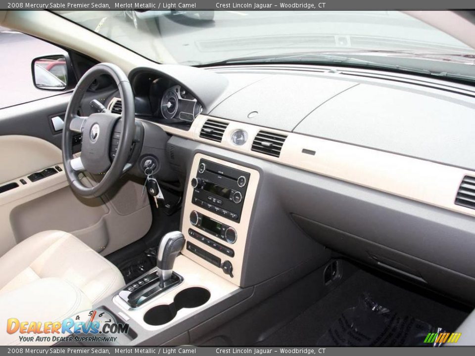 2008 Mercury Sable Premier Sedan Merlot Metallic / Light Camel Photo #14