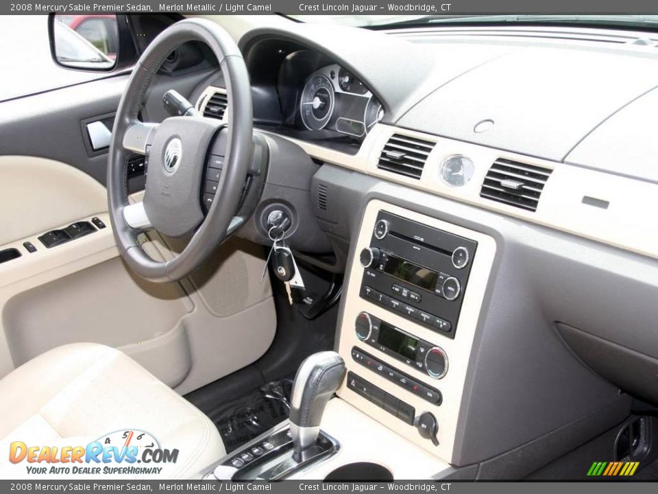 2008 Mercury Sable Premier Sedan Merlot Metallic / Light Camel Photo #15