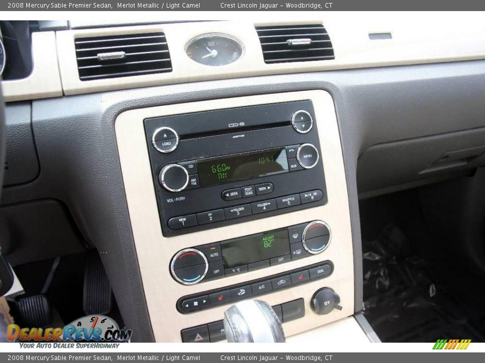 2008 Mercury Sable Premier Sedan Merlot Metallic / Light Camel Photo #17