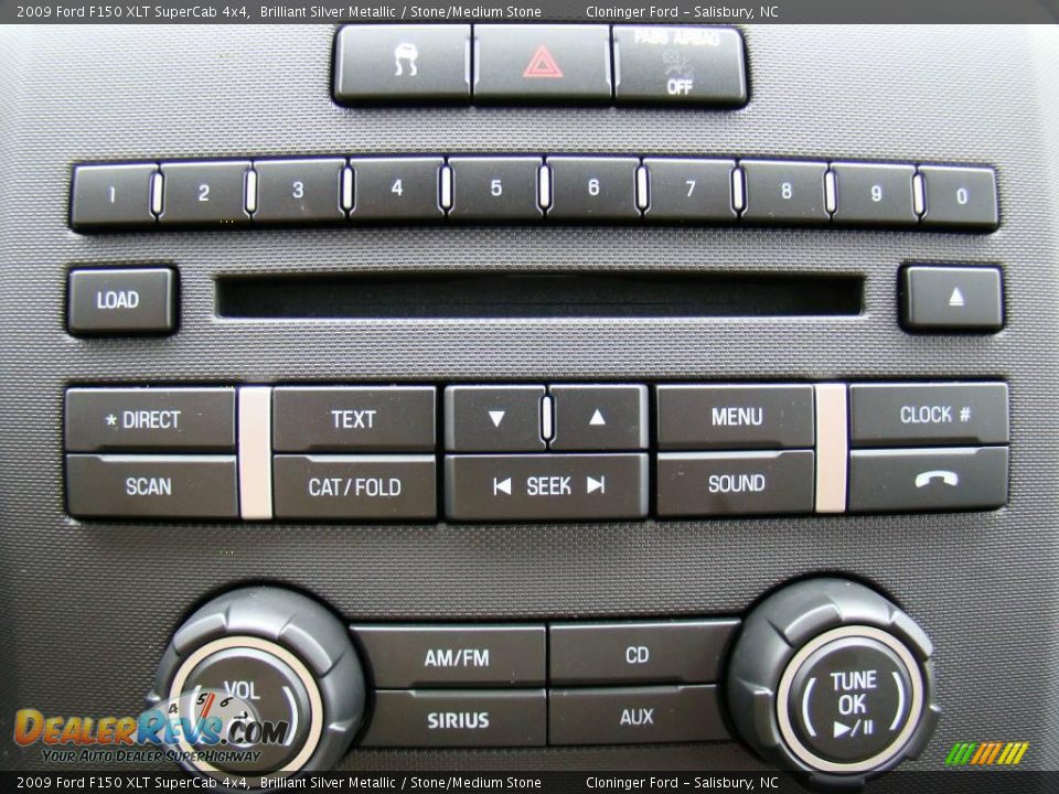 2009 Ford F150 XLT SuperCab 4x4 Brilliant Silver Metallic / Stone/Medium Stone Photo #22